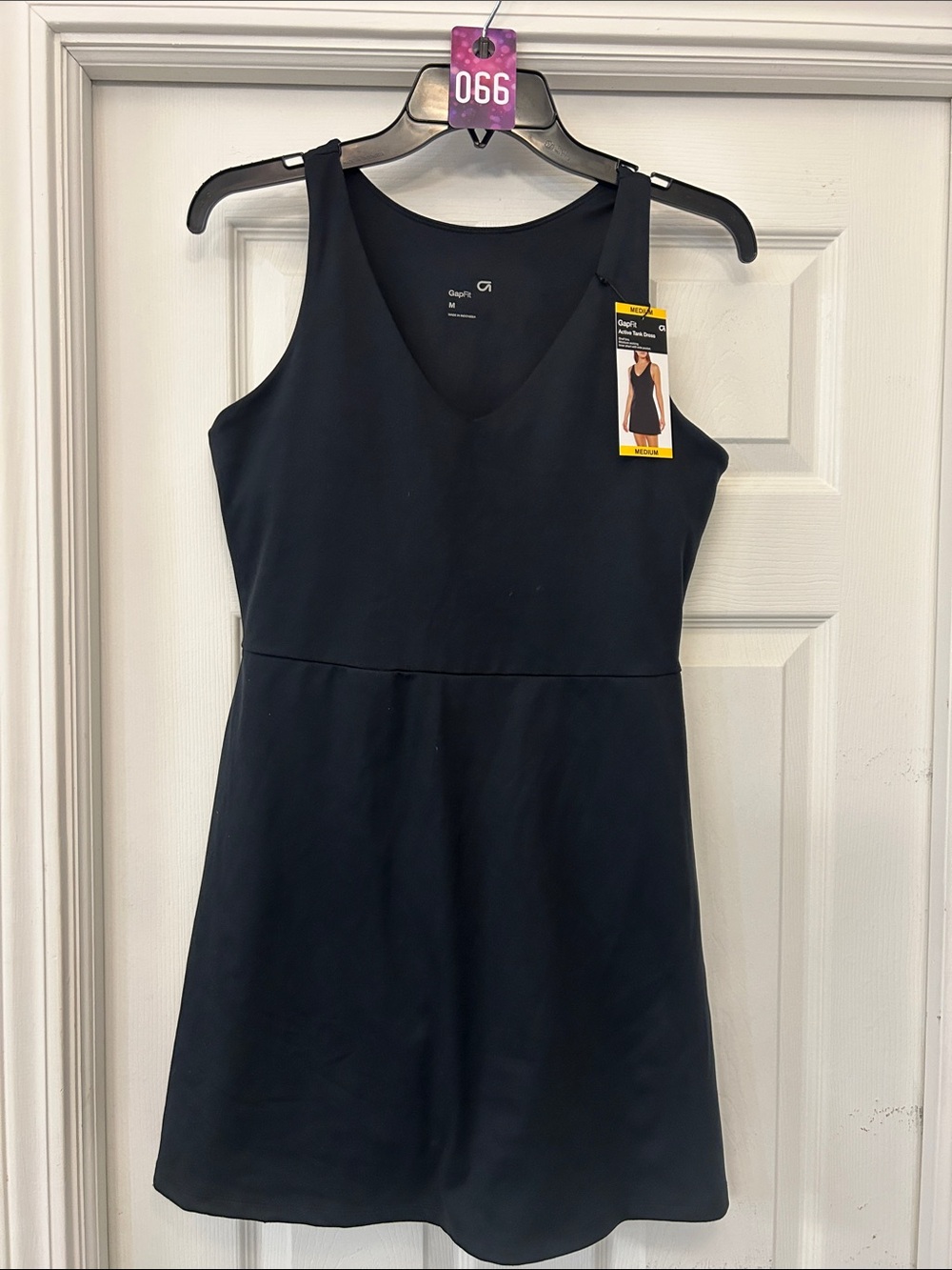 GAP Black Sleeveless V-Neck Mini Dress